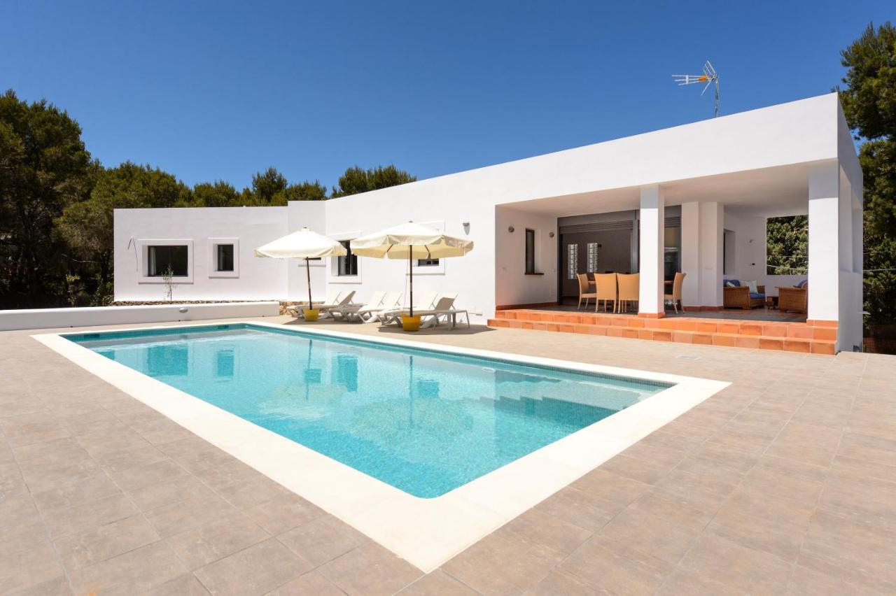 New Villa With Pool 19 Mins From Ibiza Town Cana Clara 圣埃乌拉利亚 外观 照片